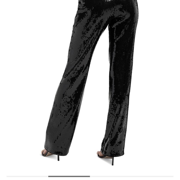 Good American Black Sequin Party Pant - Picture 3 of 12